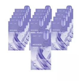 Mediheal 메디힐 펩타 리프팅 앰플 마스크 20ml, 1개입, 15개 Mediheal Pepta Lifting Ampoule Mask 20ml, 1 Piece, 15 Pieces