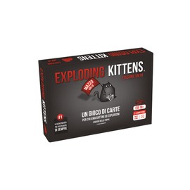 Asmodee, Exploding Kitten, VM18, 8541 Italien, schwarz, EKEK02IT