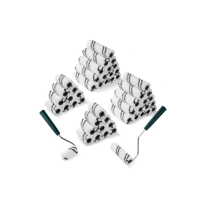 50 Pack 2 Inch and 4 Inch Microfiber Paint Roller