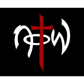 Not of This World Inspired Decal Viny Sticker, Christian Sticker, Religious Decal Car Truck Laptop Tumblar Yeti Cup Wall Window Decor (White and Red, 5.5")