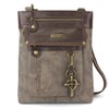 CHALA GEMINI Crossbody Canvas Gift Messenger Bag Stone Gray -