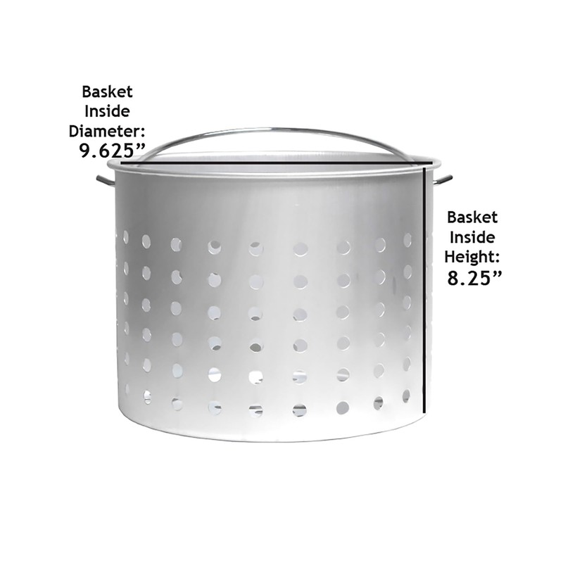 King Kooker Punched Aluminum Basket for use with 29 Qt.