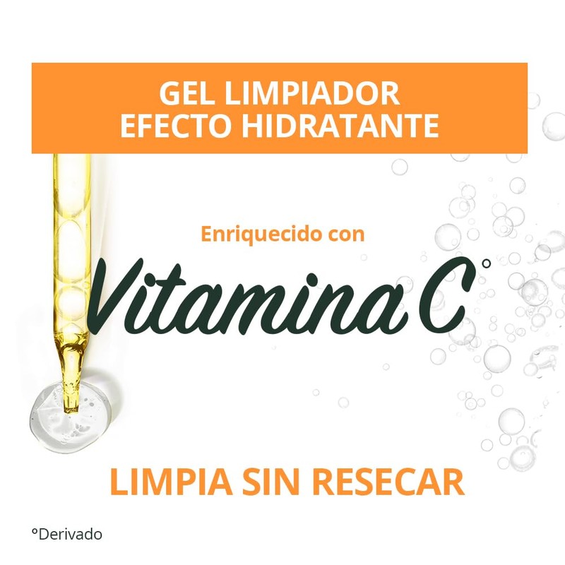 Gel de Limpieza Garnier Express Aclara efecto hidratante Vitamina C