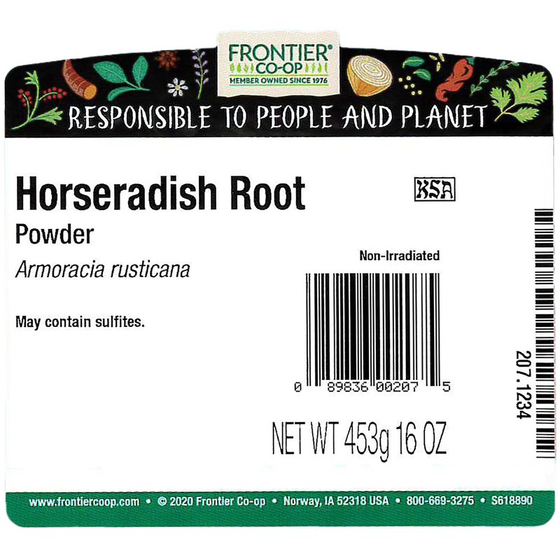 Frontier Co-op Horseradish Root Powder, Kosher | 1 lb. Bulk