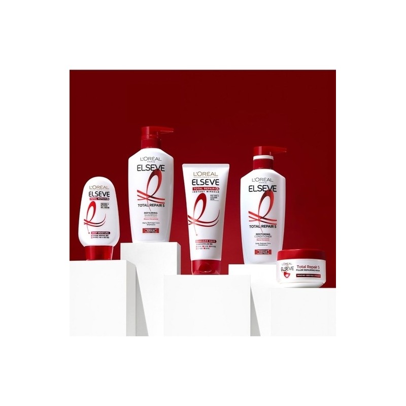 L'Oréal Paris Total Repair 5 Repairing Shampoo 400ml 2 x