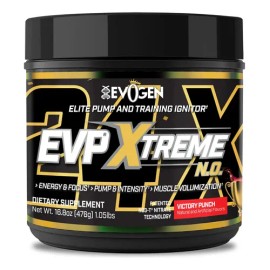 Evogen EVP Xtreme Pre Entreno Polvo Sabor Victory Punch 40 Porciones                                                                                  