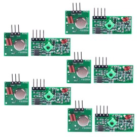 HiLetgo 5pcs 433MHz RF Wireless Transmisor y Receptor Módulo Link Kit para Arduino/Arm/McU/Raspberry Pi/Wireless DIY