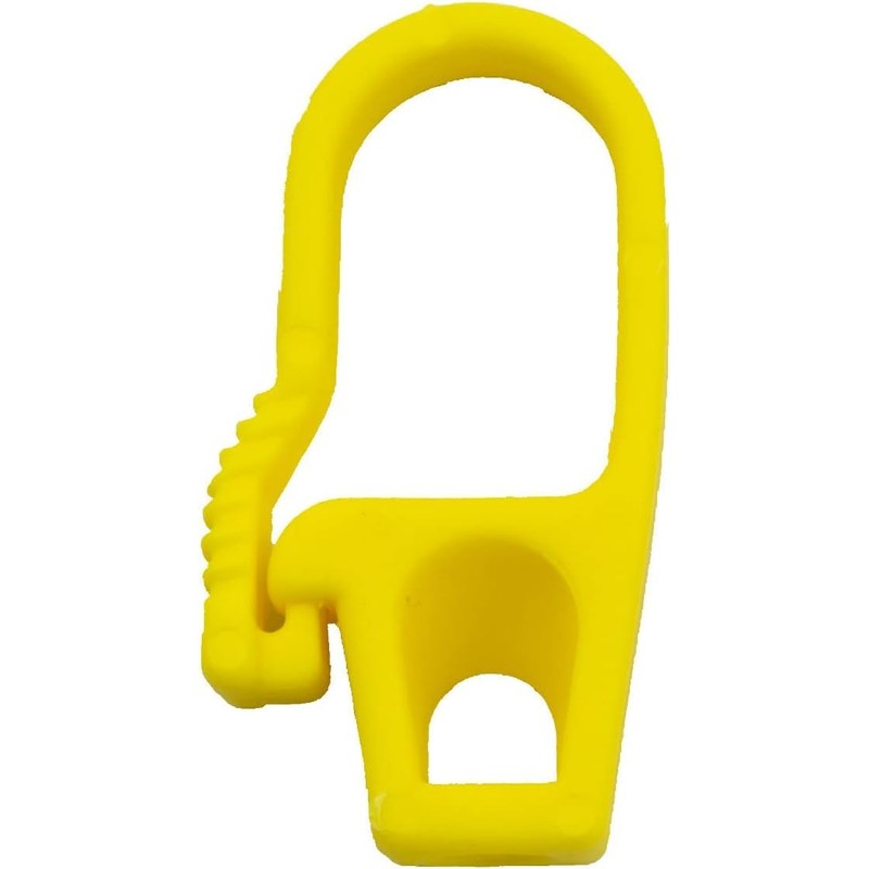 Kombi Pack of 20 Plastic Hooks Elastic Rope 8 mm