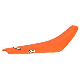 Enjoy Mfg 2016-2023 KTM SX 65 SEAT COVER ALL ORANGE GRIPPER #148 LOGO