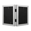 Frametory, 4x6 Double Picture Frame Hinged 2 Photos Frame Collage,