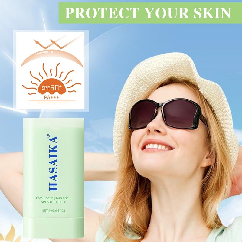 HASAIKA® Sun Protection Stick for Face, Moisturising Sun Stick, Sun