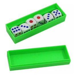 MilesMagic Set of 6 Prediction Flash Dice Magic Trick Classical Dices Changing Magicians Effect Gimmick