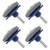 FiLwW 4 Pcs Lawnmower Dull Blade Sharpener,Universal Wear Resistant Lawn