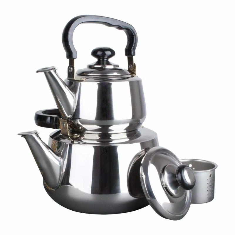 Aramco Double Tea Professional Kettle Strainer Included 1.2/3L Stainless Steel