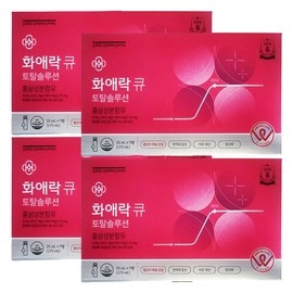 CheongKwanJang HwaaeRak Q Total Solution Red Ginseng Concentrate for Menopausal Women Mother's Holiday Gift 7 Bottles 4 Boxes / 정관장 화애락 큐 토탈솔루션 갱년기 여성 홍삼 농축액 어머니 명절 선물 7병 4박스