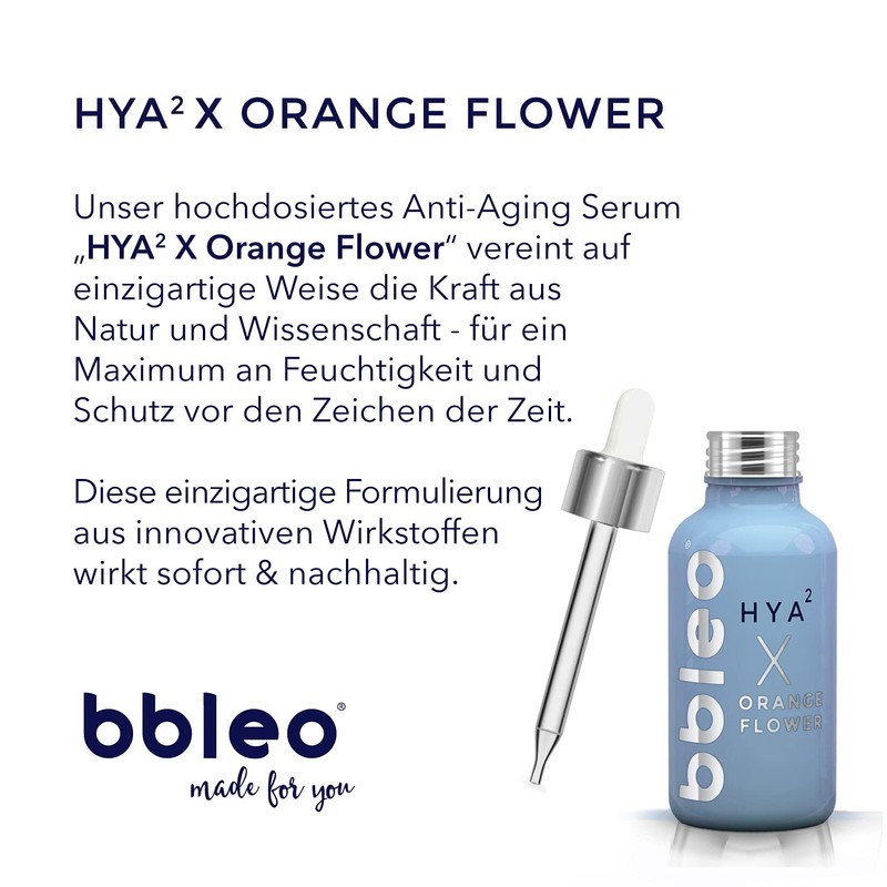 BBLEO Hya² X Orange Flower - High Dose Hyaluronic Serum