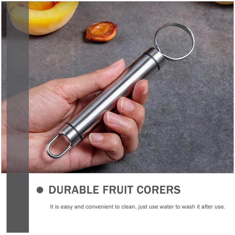 Stainless Steel Fruit Core Remover: Fruit Corer Removing Tool Easy