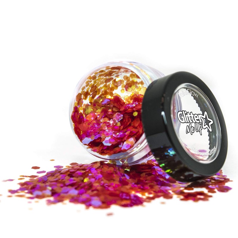 Coarse Cosmetic Glitter Shaker Box Set Fixing Gel Festival Glitter