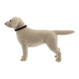 Generic Lifelike Labrador Figurine Realistic Simulation Model Unique Desktop Ornament for Home Decor Creative Present for Animal Lovers Craftsmanship