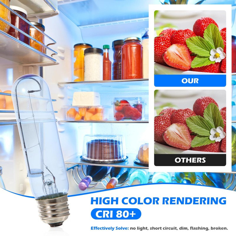 GGTE Refrigerator Light Bulbs E26 Compatible With Sub Zero,7006999 Refrigerator