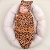 Reborn Baby Doll Clothes Accessories with Leopard Print Pattern for