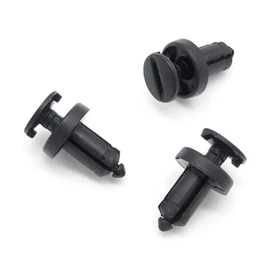 VVO Fasteners- Black Plastic Windscreen Cowl/Scuttle Panel Clips for Fiat 500, Panda, Panda Cross, (Pack of 10)