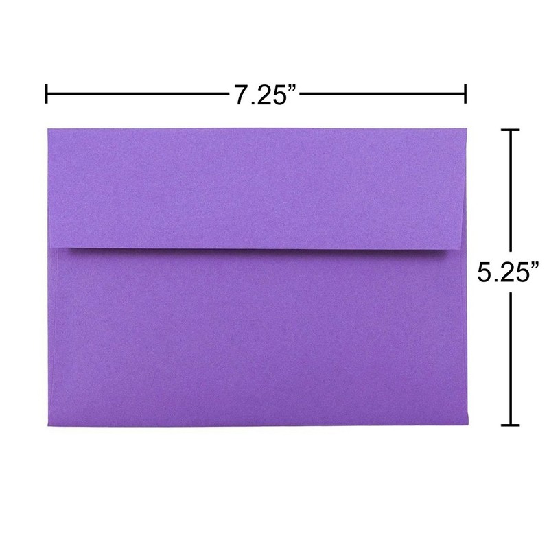 JAM PAPER A7 Colored Invitation Envelopes - 133.3 x 184.1