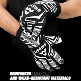 amport Goalkeeper Gloves – Latex Grip Football Goalie Gloves, Breathable and Comfortable Neoprene Football Goalkeeper Gloves for Kids, Youth & Adults – Training & Match Use