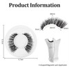 Magnetic Eyelashes with Applicator, No Glue Needed Reusable Magnetic Lashes,