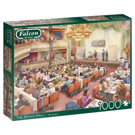 Falcon 11316 The Bingo Hall 1000 Pieces de Luxe Jigsaw Puzzle, Multi-Colour