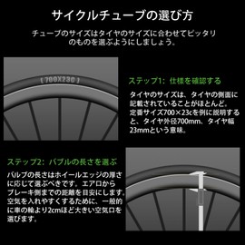 ROCKBROS Bicycle Tube, 27.6 x 1.1 inches (700 x 28/32 C), Presta Type, 1.9 inches (48 mm), Tire Tube, Lightweight Tube, Set of 2 Tire Levers, Road Bike
