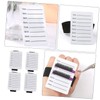 Baluue 4pcs Grafting Eyelash Tray Portable Acrylic Lash Extension Pallet