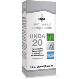 UNDA - UNDA 20 Numbered Compounds - Homeopathic Preparation - 20 ml Liquid