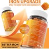 2025 Iron Gummies - 25mg Carbonyl Iron 70% Bioabsorption, Vitamin