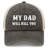 My Dads Will Kill You Baseball Hats Funny Caps for
