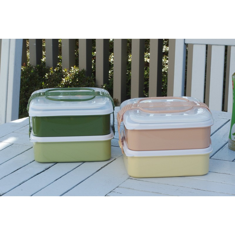 Sako Plastic Rio Pack Bento Lunch Box, Family Size