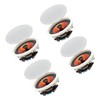 Herdio 6.5" 600 Watts Bluetooth Ceiling Speakers Wireless Home Recessed