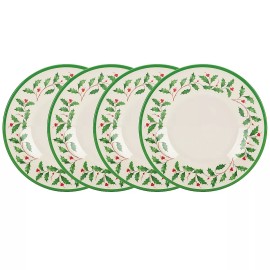 Lenox HOLIDAY 10.5" Melamine Dinner Plates s/4