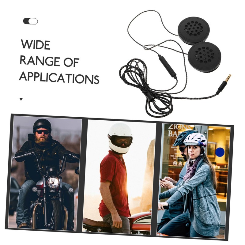 Mipcase High Fidelity Motorcycle Helmet Headset with Ergonomic Design Mic