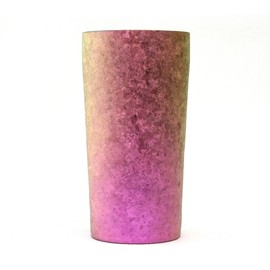 HORIE T08KM350GP Titanium Double Layer Tumbler, Made in Tsubame, Niigata Prefecture, Gradient Pink, 11.8 fl oz (350 cc)