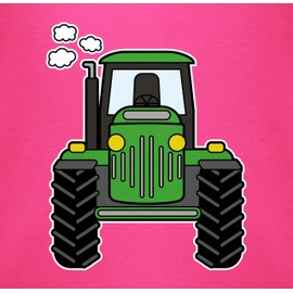 Shirtracer - Baby Bodysuit Long Sleeve Girl Boy - Tractors - Tractor Tractor Farmers Farmers Gift Bulldog Agriculture, 1 Fuchsia