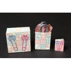 Unbranded Lot of Dollhouse Miniatures for the Baby Shower