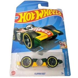 HOT WHEELS 2024 FLIPPIN FAST DARK GREEN 103/250 HTD44  FIDGIT SPINNER NEW MODEL