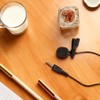 VAEIORP Mini Lavalier Lapel Collar Clip Mic Microphone Holder Handle