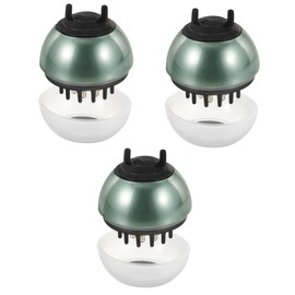 Healvian 3pcs Scalp Care Women Hair Oiling Tool Massage Oil Brush Scalp Brush for Dandruff Removal