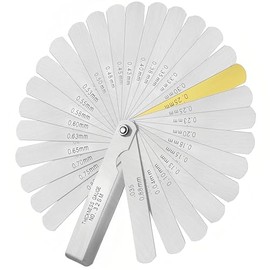 Spark Plug Gap Tool - 32 Blade Recision Feeler Gauge Set Filler Gauge for Machinist Tools for Spark Plug Tester Thickness Gauge Valve Clearance