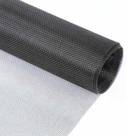 36"x100ft Windows Screen Mesh, Black Fiberglass Screen Roll, Durable Screen Door Replacement for Patio Screen,Porch Screen Window Door