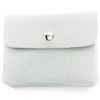 modamoda de P09 Italian Leather Women's Purse, Small, ice blue