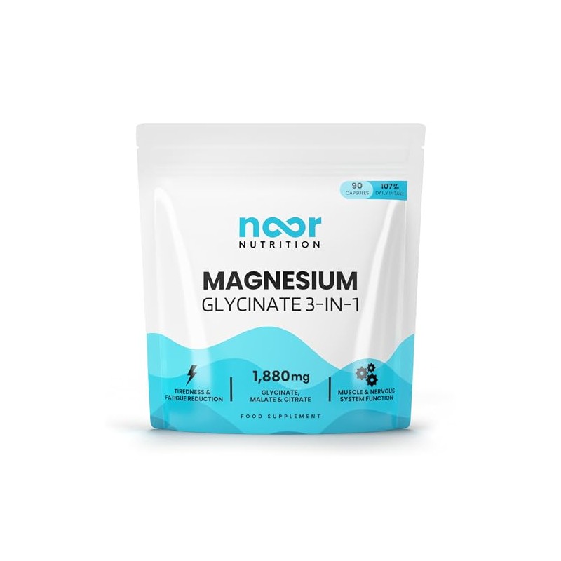 Magnesium Glycinate 3-in-1 High Strength Complex - 1880mg Supplements as