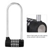 HERCHR 5 Digit Combination Padlock with Long Shackle and Code